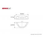 【KOSO】GL-01 LED 牌照燈 通用型| Webike摩托百貨