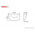 【KOSO】曲線 LED 牌照燈 通用型| Webike摩托百貨