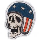 【LETHAL THREAT】USA SKULL HELMET 復古式刺繡徽章