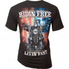 【LETHAL THREAT】Riding Free T恤 (黑色)