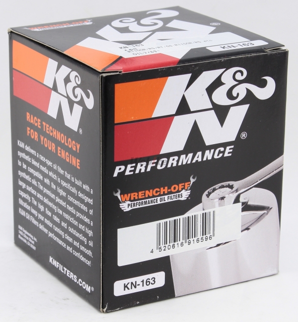 【K＆N】KN-163 機油濾芯| Webike摩托百貨