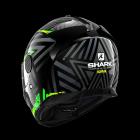 【Shark helmet】SPARTAN KOBRAK 彩繪 全罩安全帽 (黑灰綠)| Webike摩托百貨