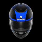 【Shark helmet】SPARTAN KOBRAK 彩繪 全罩安全帽 (黑藍灰)| Webike摩托百貨