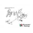 【Bonamici Racing】後支撐板維修零件 (K018 腳踏組專用 / 變速箱側)