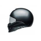 【BELL】BROOZER SATIN STARSHIP 可掀式安全帽 (灰色)| Webike摩托百貨