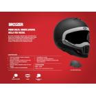 【BELL】BROOZER SATIN STARSHIP 可掀式安全帽 (灰色)| Webike摩托百貨