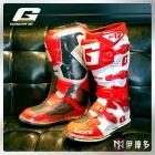 【gaerne】SG12 越野防摔車靴 (白/紅)| Webike摩托百貨