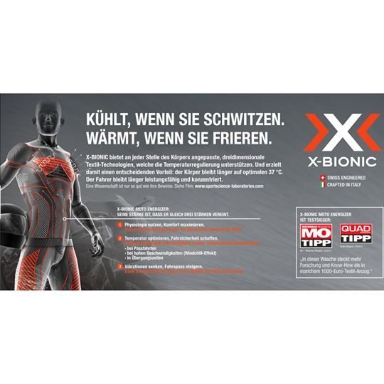 【X-Bionic】Moto Longsleeve Shirt 高科技摩托車無縫機能長袖上衣| Webike摩托百貨