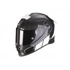 【Scorpion helmet】EXO-R1 CORPUS II 碳纖維全罩式安全帽 (黑/白)