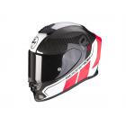 【Scorpion helmet】EXO-R1 CORPUS II 碳纖維全罩式安全帽 (黑/霓虹紅)