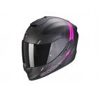 【Scorpion helmet】EXO-1400 AIR DRIK 碳纖維全罩式安全帽 (粉色/消光黑)