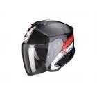 【Scorpion helmet】EXO-S1 CROSS-VILLE四分之三安全帽 (黑/紅)