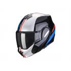 【Scorpion helmet】EXO-TECH FORZA可掀式安全帽 (亮面黑/銀/紅)| Webike摩托百貨