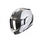 【Scorpion helmet】EXO-TECH FORZA可掀式安全帽 (珍珠白/亮銀)| Webike摩托百貨