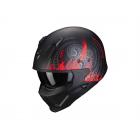 【Scorpion helmet】COVERT-X TATTOO STREET FIGHT安全帽 (消光黑/紅)