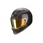 【Scorpion helmet】GOLD EXO-HX1 CARBON SE全罩式安全帽 (碳纖維材質/亮面黑/金)| Webike摩托百貨