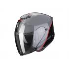 【Scorpion helmet】EXO-S1 ESSENCE四分之三安全帽 (亮面灰/黑/紅)| Webike摩托百貨