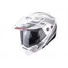 【Scorpion helmet】ADX-2 CARRERA可掀式安全帽 (珍珠白/亮銀)| Webike摩托百貨