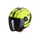 【Scorpion helmet】EXO-CITY SCOOT N四分之三安全帽 (螢光黃/黑)| Webike摩托百貨