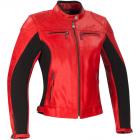 【SEGURA】女士摩托車騎士皮外套 (紅色)