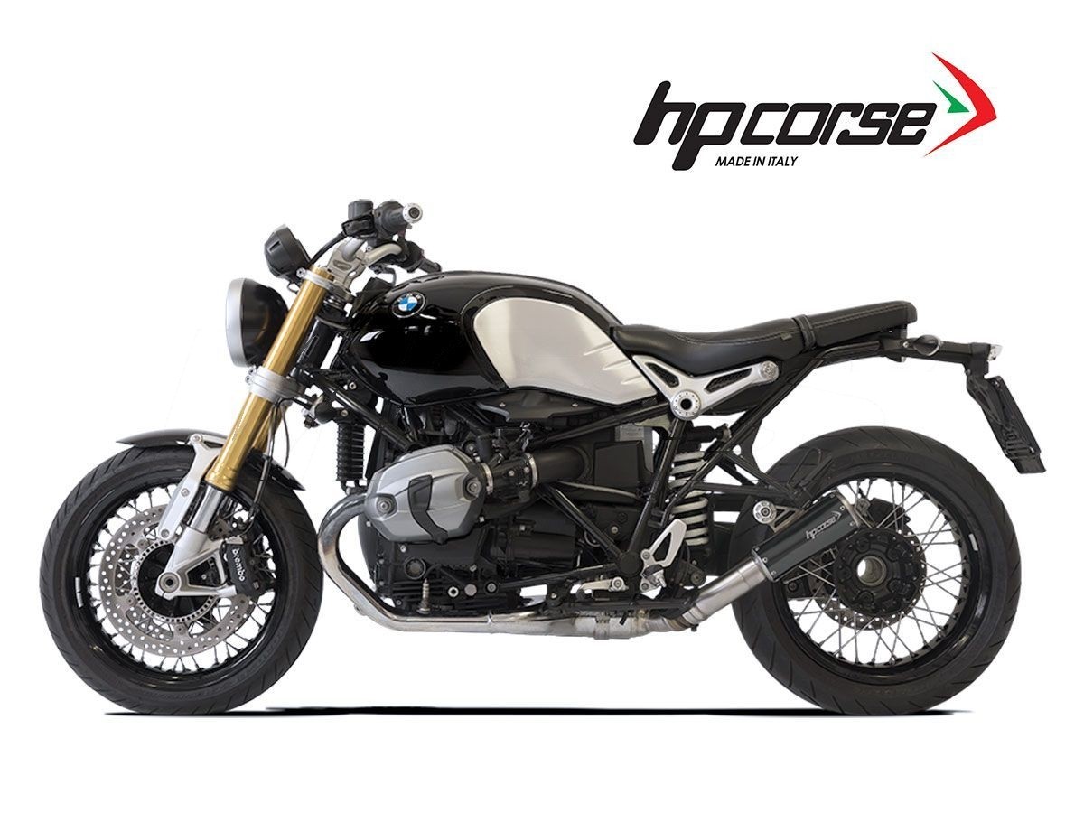 【HP Corse】GP07 低版本尾段排氣管 (黑色不銹鋼)| Webike摩托百貨