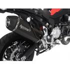 【HP Corse】SPS 尾段排氣管(黑色不銹鋼/碳纖維端蓋)| Webike摩托百貨