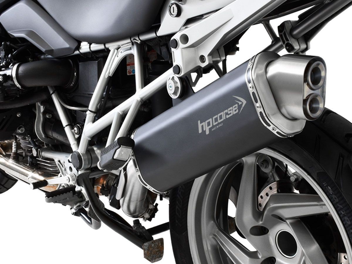 【HP Corse】4-TRACK R 尾段排氣管  (黑色陶瓷不銹鋼)| Webike摩托百貨