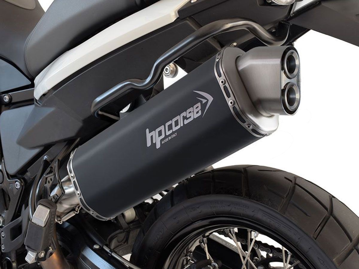 【HP Corse】4 TRACK R尾段排氣管 (黑色不銹鋼)| Webike摩托百貨