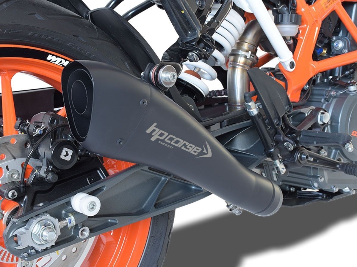 【HP Corse】HYDROFORM尾段排氣管 (黑色不銹鋼)| Webike摩托百貨