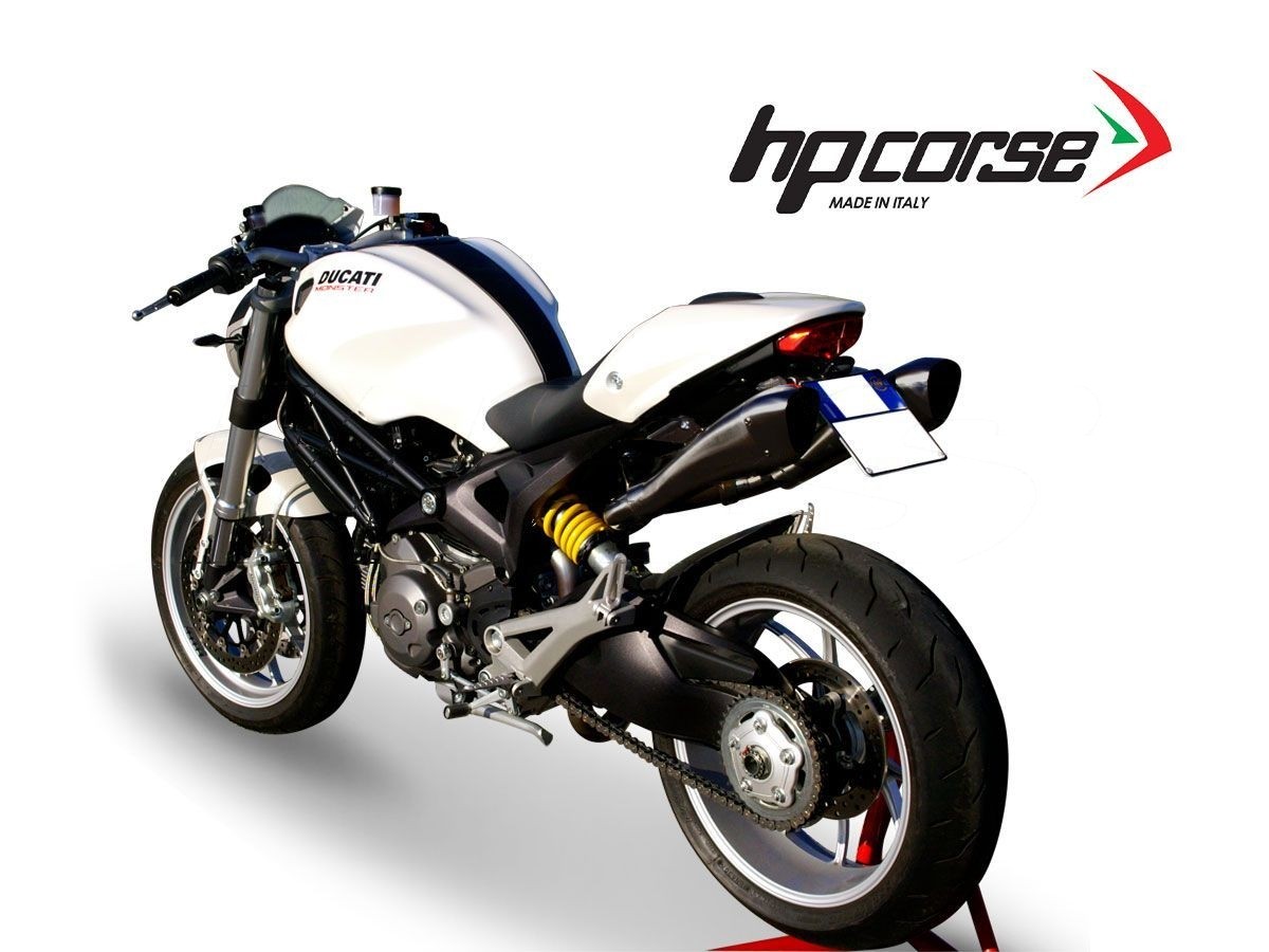 【HP Corse】HYDROFORM尾段排氣管 (黑色不銹鋼)| Webike摩托百貨