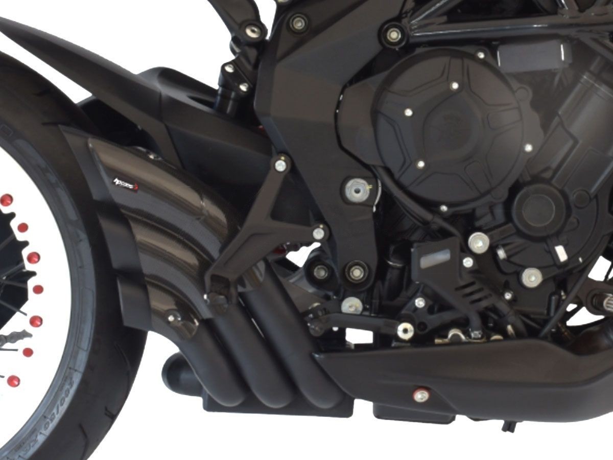 【HP Corse】尾段排氣管(黑色不銹鋼&碳纖維)| Webike摩托百貨