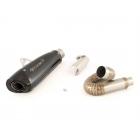 【HP Corse】EVOXTREME 260 SNAIL 中尾段排氣管 (黑色)【非認證管、需自主送驗】