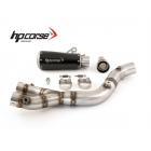 【HP Corse】GP07 競賽型 中尾段排氣管 (黑) YZF-R1 (15-18)