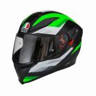 【AGV】K5 S MARBLE 黑綠 全罩安全帽| Webike摩托百貨