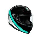 【AGV】K6 MINIMAL 水藍 全罩安全帽| Webike摩托百貨