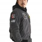 【HOUSTON】MA-1 BLACK KNIGHTS M/C 網格防摔衣 (槍鐵灰)| Webike摩托百貨