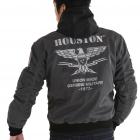 【HOUSTON】MA-1 BLACK KNIGHTS M/C 網格防摔衣 (槍鐵灰)| Webike摩托百貨