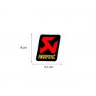 【AKRAPOVIC】耐熱排氣管貼紙 (57x60mm)| Webike摩托百貨
