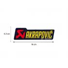 【AKRAPOVIC】AKRAPOVIC SP系列通用型隔熱貼紙 (180x53 MM)| Webike摩托百貨