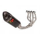 【AKRAPOVIC】碳纖維 競賽型全段排氣管 NINJA ZX-4R / RR (23-) 等車款【非認證管、需自主送驗】