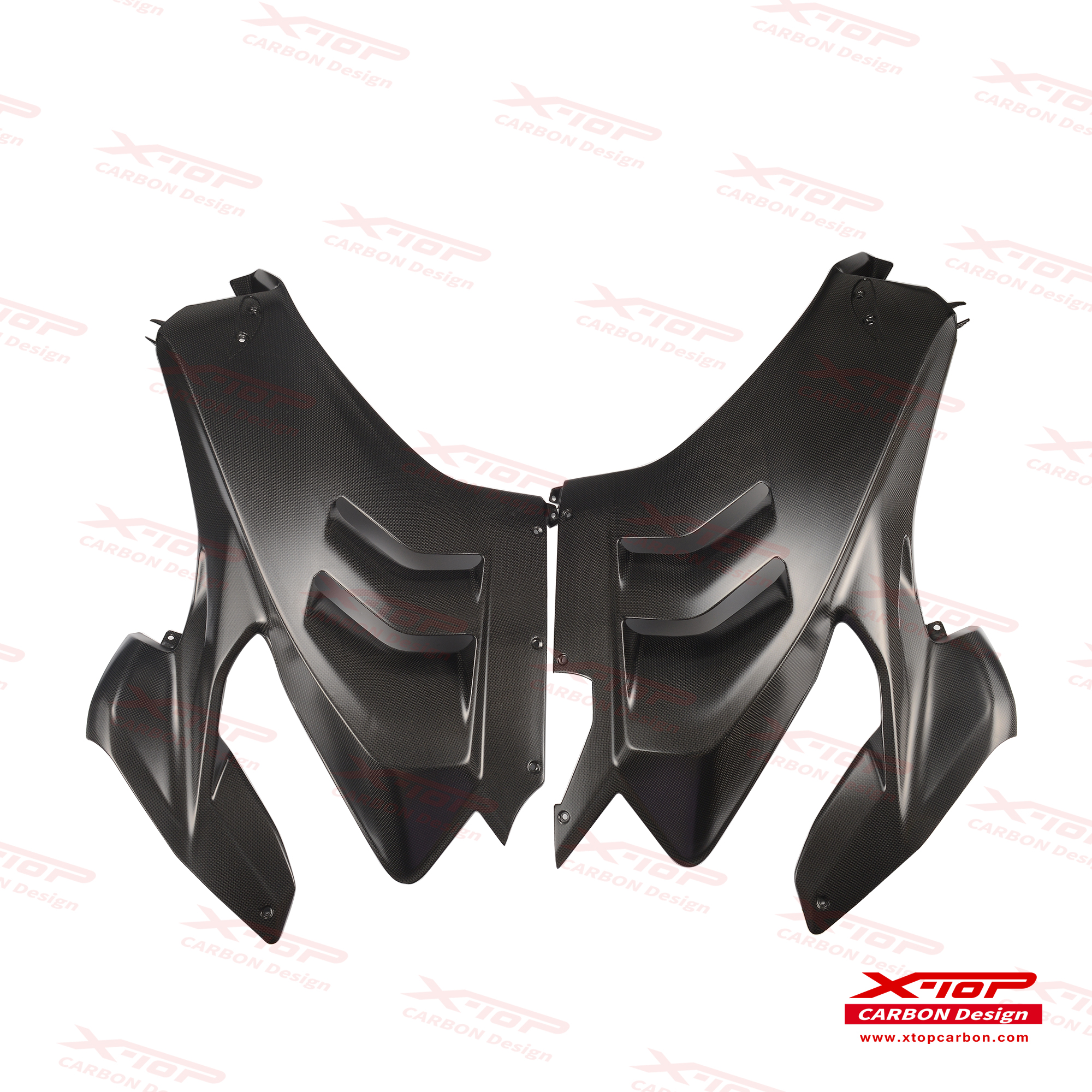 【X-TOP】碳纖維 左右側板 PANIGALE V4 (22-)