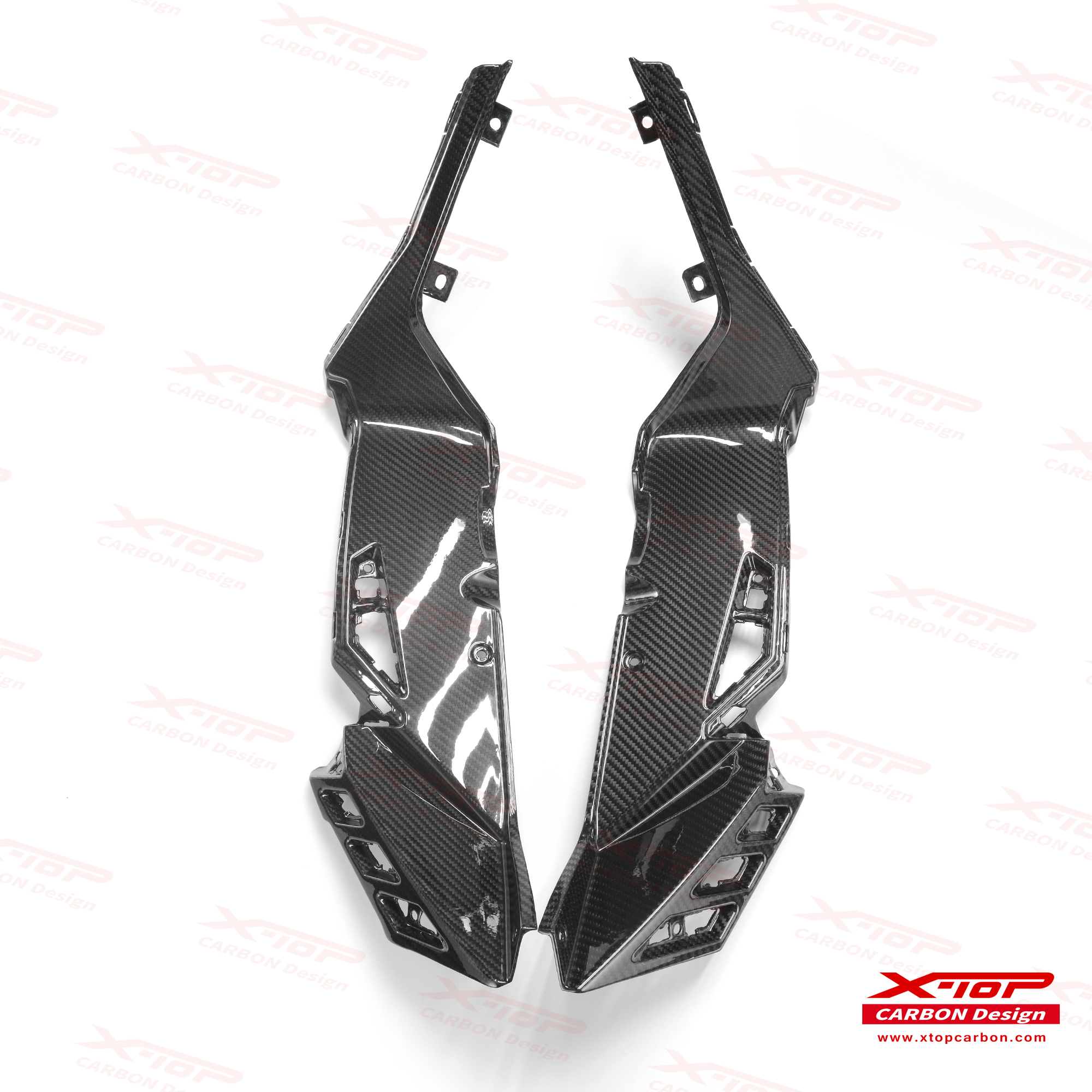 【X-TOP】碳纖維 主車架側蓋 DRAGSTER 200 / 125
