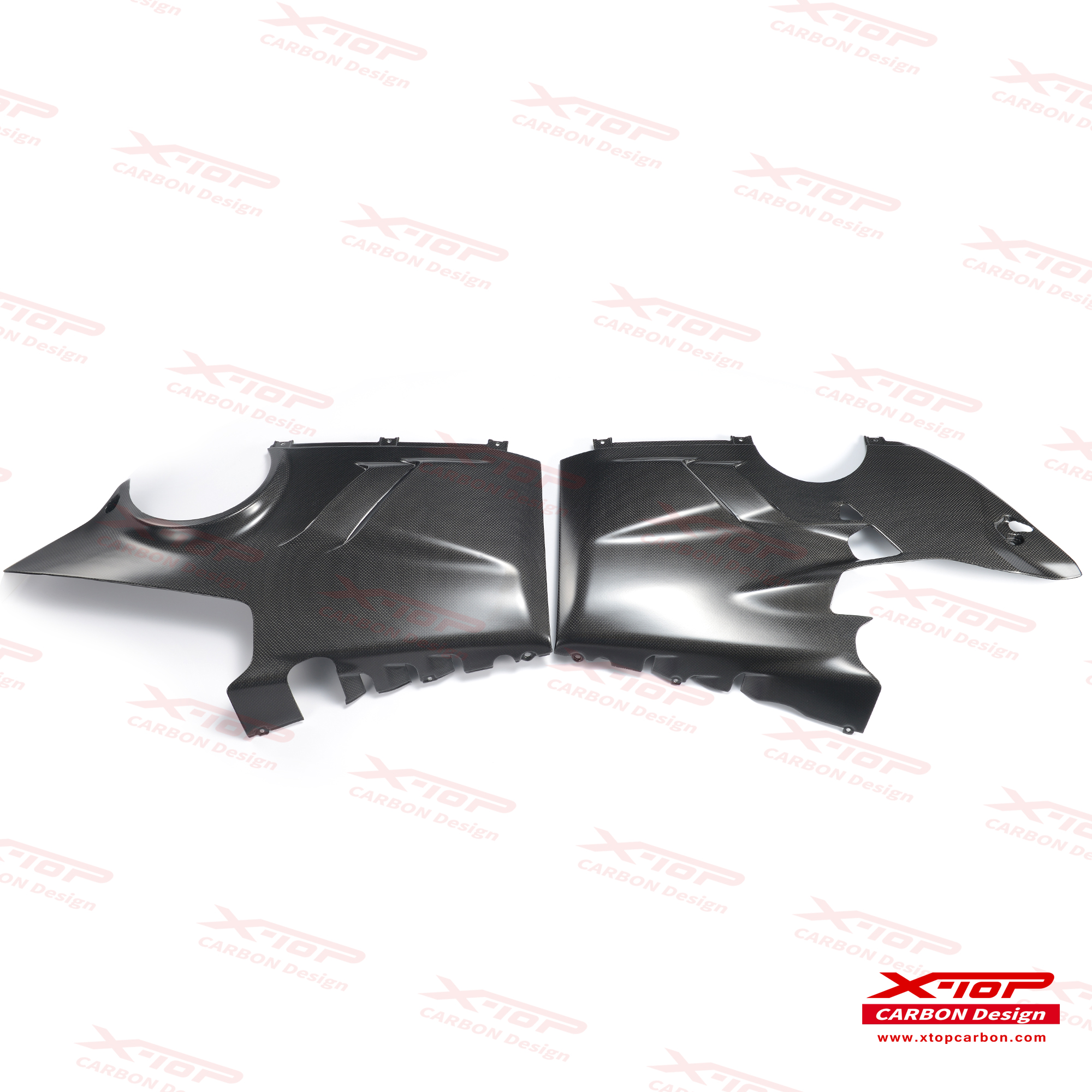 【X-TOP】碳纖維 原廠型下護板 PANIGALE V4 (22-)