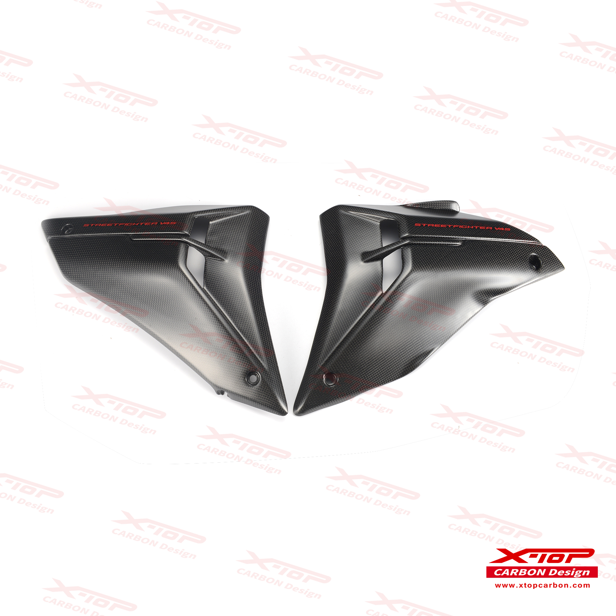 【X-TOP】碳纖維 特仕版水箱側蓋 STREETFIGHTER V4 (20-)