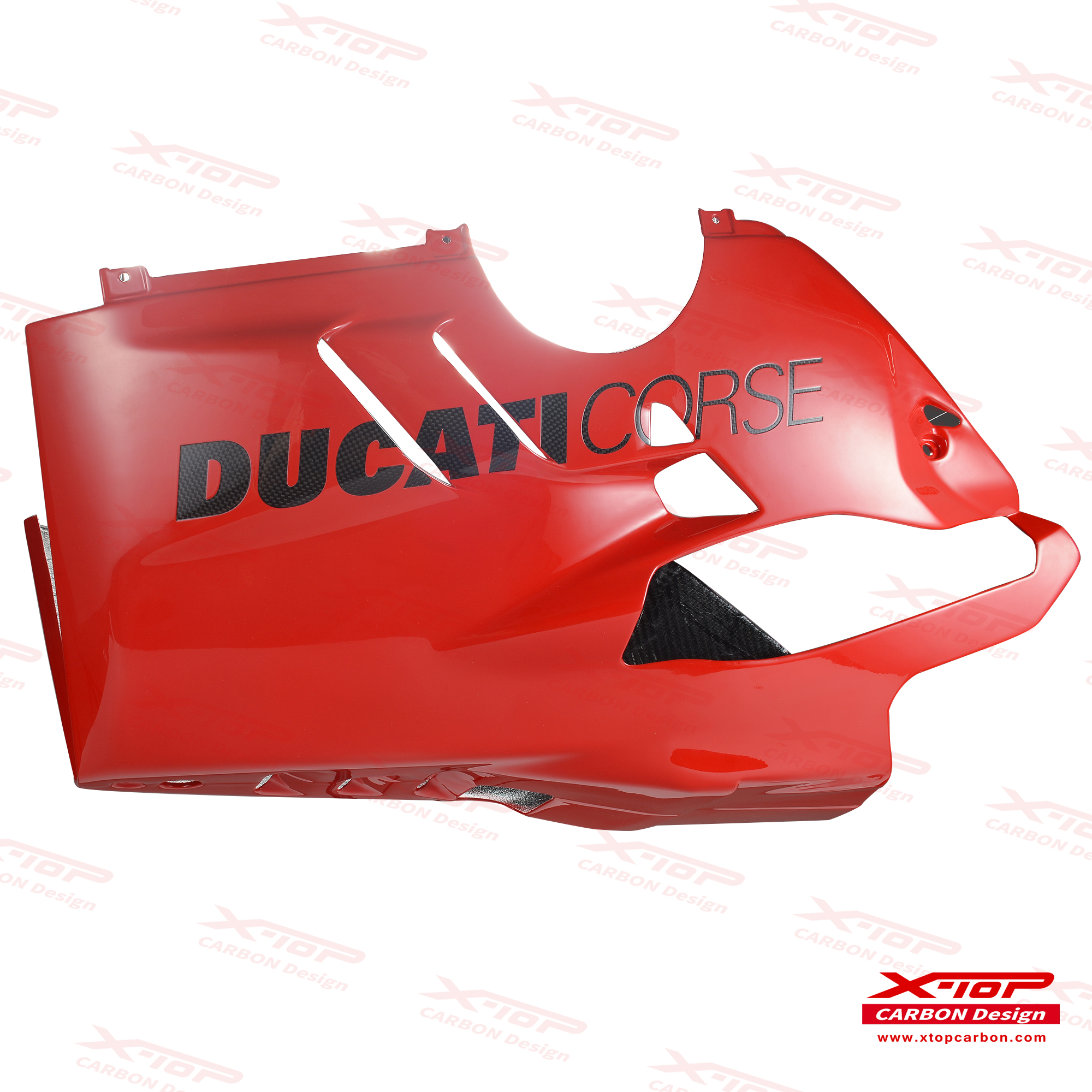 【X-TOP】碳纖維 鯊魚腮款下護板 PANIGALE V4 (18-)