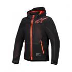 CREW PARKA 透氣防摔夾克 (亞洲版型) 黑螢光紅深灰