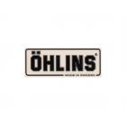 【OHLINS】OHLINS 貼紙 黑色/透明 (20 × 53MM)| Webike摩托百貨