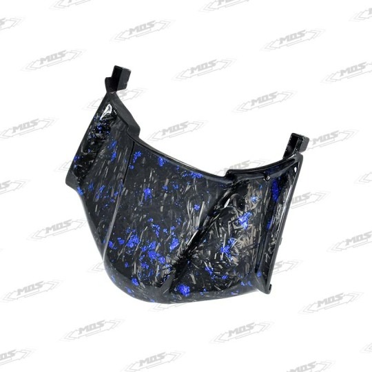 【MOS】鍛造藍箔碳纖維 後中心蓋 AK550