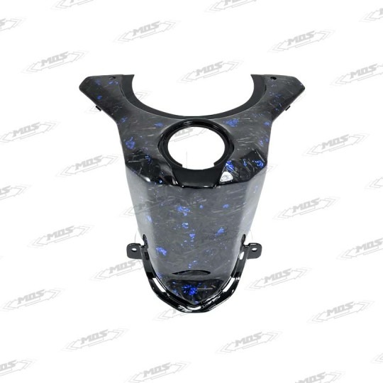 【MOS】鍛造藍箔碳纖維 鎖頭蓋 AK550