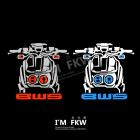 【反光屋 FKW】造型反光貼紙 水冷 BWS| Webike摩托百貨